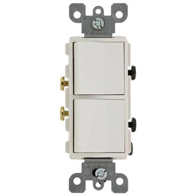 INTERRUPTOR DPLX DE BALANCIN SENCILLOS 20A-120V/277V BLANCO | Alcione